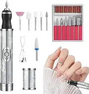 Electric Drill for Nails - 20000Rpm Nail File Machine - Manicure Accessories, Hand Fingernail Tools, Gel Polish Remover for Manicure Home Salon