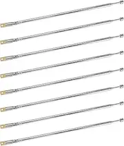 Mellisso 8X Replacement 60cm 4 Sections Telescopic Antenna Aerial for Radio TV