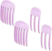 4 Pack Hair Root Fluffy Clip,Root Fluffer,Hair Root Lifting Combs Set,Hair Comb Pad,Puffy Clip,No Trace Clip,for Natural Voluminous Look