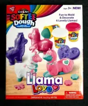 LLAMA LOVE Cra-Z-Art Softee Dough 3D Llama Figure Maker Mold N Play Craft NEW