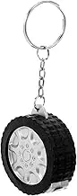 KAILIKETIY Tire Shape Keyring Heat Transfer Tape Measure Key Holder for Measuring Tool Compact Design