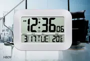 Jumbo Luxury Multi-Functional LCD Wall Tabletop Clock with Alarm Temperature