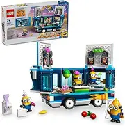 LEGO® Despicable Me Minions’ Music Party Bus 75581 Creative Building Toy for Kids,Fun Illumination’s Despicable Me 4 Playset,Toy for Boys and Girls Aged 7 and Over