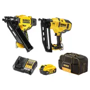 DeWALT 18V XR 2 Piece 5.0Ah Nailer Kit DCZ244P1-XE