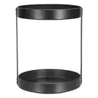 2 Tier Lazy Susan Organizer Rotating Spice Rack Turntable for Cabinet Pantry