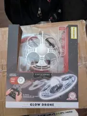 FAO Schwarz GLOW DRONE Remote Control RC 360 Degree Flip LED Stunt UFO 2.4 GHz