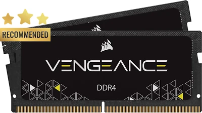 Corsair Vengeance 32GB (2x16GB) DDR4 3200MHz C22 SODIMM Laptop Memory Black