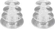Mellisso 2X Macarons Display Tower 4-Layer Cupcake Stand Food Display Stand Cake Stand Wedding Decoration Birthday Favor