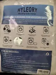 HYLEORY King Waterproof Mattress Protector, Breathable Quilted Mattress Cover