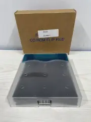 20 Disc CD/DVD Flip File Storage Holder Organizer **2Qty**