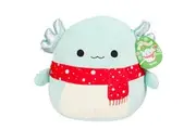 Squishmallows Original 10-Inch Richie The Christmas Axolotl - Official Jazwares Plush - Collectible Soft Squishy Axolotl Stuffed Animal Toy - Add to Your Squad - Gift for Kids, Girls Boys