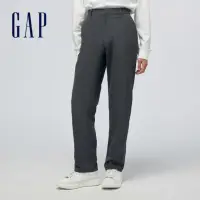 在飛比找momo購物網優惠-【GAP】男裝 雙面彈修身西裝褲-黑灰色(887956)