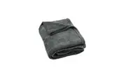 Super Soft Coral Fleece Large Throw Rug Grey