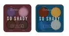 Lot of 2 The Crème Shop SO SHADY Eyeshadow Palette - 1 Moonlit and 1 Starlit