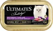 Ultimates Cat Food Tuna & Chicken Breast, 80 x 85g, Adult, 80 Pieces