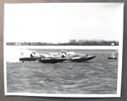 Jim McCormick EXCALIBUR E-101 vs E-125 & E-103 photo 8x10 hydroplane boat racing