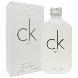 【公司貨】Calvin Klein CK one 中性淡香水100ML/200ML/15ML小香