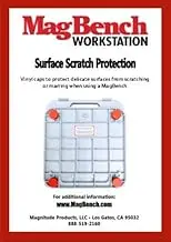 Red Vinyl Surface Protection Caps (Qty. 4, Round Shape) For MagBench Workstation