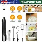Electric Milk Frother Eggs Frother Wand Milk Foamer Drink Mixer USB Rechargeable