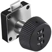 Folpus Combination Cam Lock Set for Cabinets - Quick Code Installation, BlackInclined41x41mm, 2 Pcs