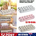 Plastic 12 Egg/18 Egg Storage Holder Fridge Foldable Kitchen Food Eggs Container