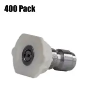 400 Pack Erie Tools Pressure Washer 1/4" Quick Connect 40 Degree 3.0 Nozzles