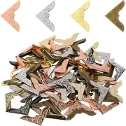 120Pcs Metal Book Corners Protector,4 Colors Guard Edge Cover Book Scrapbooki...