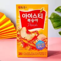 在飛比找蝦皮購物優惠-貨多多✨韓國進口丹特水蜜桃紅茶速溶小袋裝網紅水果茶泡水喝沖飲