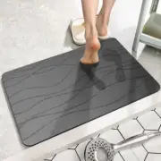 Bath Mat, Diatomaceous Earth Bath Mat Stone - Non-Slip Stone Bath Mats for Bathr