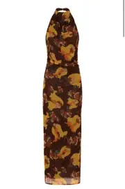 sir the label Jacques Mesh Halter Midi Dress Size 1