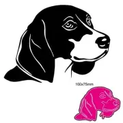 Dog Beagle Metal Cutting Dies Cut Die Mold Decoration Scrapbook Paper Card Craft