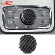 Carbon Fiber Multimedia Control Switch Cover Trim For Jeep Grand Cherokee 11-20 (for: Jeep)