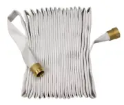 5Elem RR15-050-BRNU-G FM Approved Single Jacket Pin Rack 1-1/2" X 50’ Fire Hose