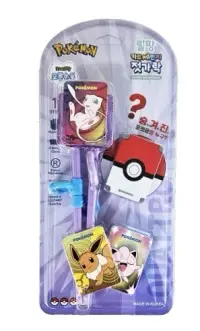 在飛比找友和YOHO優惠-Pokemon 插牌學習筷子-紫色 (韓國直送)