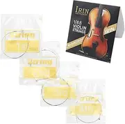 Labymos Universal Full Set (E-A-D-G) Violin Fiddle String Strings Steel Core Nickel-silver Wound with Nickel-plated Ball End for 4/4 3/4 1/2 1/4 Violins