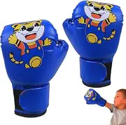 Kids Punching Gloves - Breathable Junior Mitt, Cartoon Pattern Training - Training Sparring Gloves for Age 3-12 Years Youth, Boys and Girls for Punching Bag