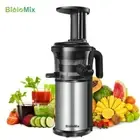 40RPM Stainless Steel Masticating Slow Auger Fruit and Vegetable Juice Extractor