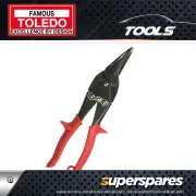 Toledo Aviation Cutting Snip - Left Cut Red color Handle 250mm Length