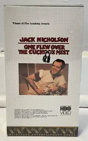 One Flew Over the Cuckoo's Nest VHS FACTORY SEALED Jack Nicholson HBO Video