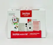 Fujifilm Instax Mini SE Instant Camera Bundle w/ Film Pack Carrying Case & Album