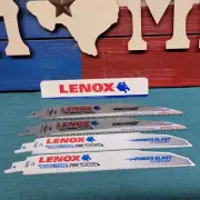 4 NEW LENOX 9" DEMOLITION RECIPROCATING SAW BLADES POWER BLAST TECHNOLOGY FS&H