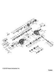 Polaris Shift Drum, Genuine OEM Part 3235463, Qty 1