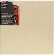 Jasart Studio Artist 3/4 Inch Thin Edge Wooden Board, 16 x 16 Inch