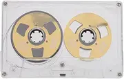Blank Cassette Tape, 50 Minutes Sound Recording, Double-Sided Empty Tape, Reel to Reel Blank Audio Cassette Tape for Music Recording (Gold)