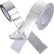 Professional Aluminum Foil Tape 2 Rolls Tough Adhesive Easy to Clean Kitchen Electronics Precision Instrument Sealant