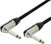 SWAMP Guitar Lead w/dual 90 degree 1/4" connectors - 1m