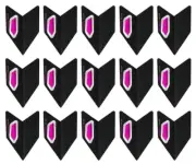 5 New Sets Harrows Velos Dart Flights - Ships w/ Tracking - Pink