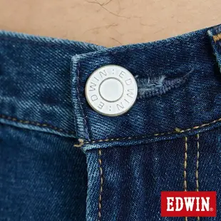 EDWIN 503 復古水洗 純棉AB牛仔褲-男款 石洗藍 TAPERED