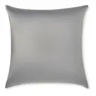 18" x 18" Throw Pillow Cozy Soft Microbead Dark Grey: 1 Pc