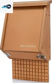 WHITEHORSE 4-Chamber Bat House - a Premium Cedar Bat Box That Is Built to Last -